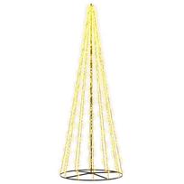 vidaXL LED kalėdinė eglutė EKENAS 385 cm 2460 LED Šilta balta Plienas