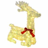 vidaXL 3D Kalėdų elnias LOVIISA 140 LED Šilta balta 55 x 22 x 63 cm