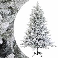 vidaXL Dirbtinė Sulankstoma Kalėdų Eglutė 150 cm PVC ir metalas