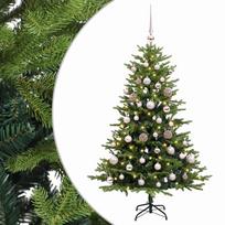 vidaXL Dirbtinė Kalėdų eglutė su burbulais 120 cm 150 LED Šilta balta