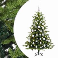 vidaXL Dirbtinė Kalėdų eglutė su burbulais 120 cm 150 LED Šilta balta