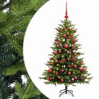 vidaXL Dirbtinė Kalėdų eglutė su burbulais 120 cm 150 LED Šilta balta