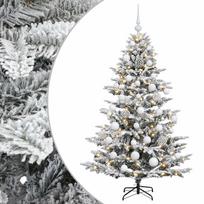 vidaXL Dirbtinė kalėdinė eglutė su rutuliuku 150 cm 150 LED