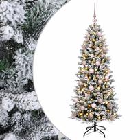 vidaXL Dirbtinė kalėdinė eglutė su rutuliuku 120 cm 150 LED