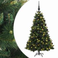 vidaXL Dirbtinė kalėdinė eglutė su rutuliuku 150 cm 150 LED