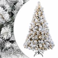 vidaXL Dirbtinė Sulankstoma Kalėdų Eglutė 180 cm 300 LED Šilta balta