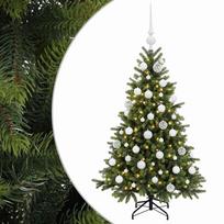 vidaXL Dirbtinė kalėdinė eglutė su rutuliuku 150 cm 150 LED