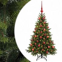 vidaXL Dirbtinė kalėdinė eglutė su rutuliuku 150 cm 150 LED