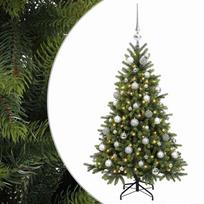 vidaXL Dirbtinė kalėdinė eglutė su rutuliuku 150 cm 150 LED