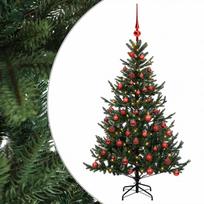 vidaXL Dirbtinė kalėdinė eglutė su rutuliuku 150 cm 150 LED