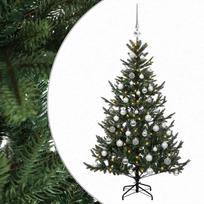 vidaXL Dirbtinė kalėdinė eglutė su rutuliuku 120 cm 150 LED