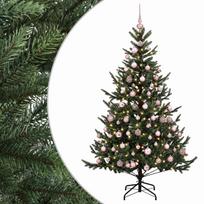 vidaXL Dirbtinė kalėdinė eglutė su rutuliuku 240 cm 300 LED