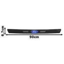 Anglies pluošto automobilio slenksčių apsauginė plėvelė Anti Scratch Lipdukai Galinio buferio apsauga Ford focus Fiesta EcoSport ESCORT ranger black