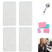 4PCS sticky note wipe notepad vertical white + clip buckle balta