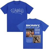 Rapper RELS B Skinny Flakk A New Star Album Merch T-shirt Men Women Clothing Fashion Hip Hop T-shirts Cotton T Shirts Streetwear L