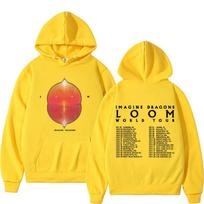 Imagine Dragons Loom Tour  New Album Hoodie Men Women XS geltona