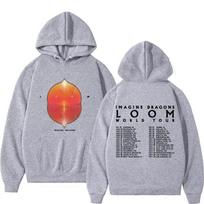 Imagine Dragons Loom Tour  New Album Hoodie Men Women XS pilka