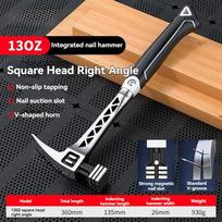 Skeleton Design Shock-Absorbing Sheep Horn Hammer, Household Nail Tool for Carpentry and Electrical Jobs, Practical Gift for Men