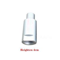 1PC Motorcycle Rear Shock Absorber Extender Height Heighten Adapter Riser For Motorbike Scooter Dirt Bike Damper Raise Fitting Heighten 4cm silver