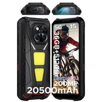 DOOGEE V Max Žaidimų projektorius Atsparus telefonas 36GB 512GB 6.78  120Hz Dimensity 7300 200MP Kamera 20500mAh Dvigubi kempingo žibintai NFC