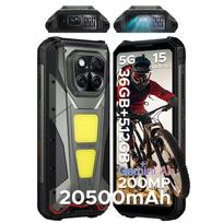 DOOGEE V Max Žaidimų projektorius Atsparus telefonas 36GB 512GB 6.78  120Hz Dimensity 7300 200MP Kamera 20500mAh Dvigubi kempingo žibintai NFC