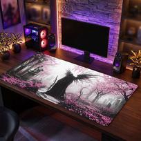 Big Mouse PadSleep Token Extended Soft Desk Mat Gaming Office Computer Table Decor Mat 30cmx80cm