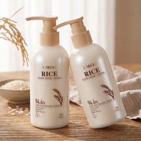 Laikou Non-Greasy Rice Glow Body Lotion 200g 2pcs