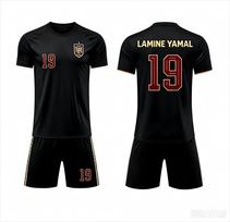 2026 Specialus Yamal 19 Futbolo Marškinėlių ir Šortų Rinkinys, Galima Įsigyti Tik Viršutinę Dalį, Ispanijos Gerbėjams 2 Dalių Komplektas Vasarai Vyrams, Moterims, Vaikams 100