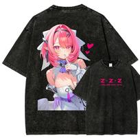 Zenless Zone Zero Washed T-shirt 2026 New Model personality Clothes shirt Year round clothing Retro Fashion Vintage Loose gift high quality XXXL