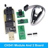 CH341 programuotojo adapteris+SOIC8 adapteris+ SOP8 klipsas su laidu+1.8V adapteris CH341A EEPROM Flash BIOS USB programuotojas ZIF adapteris