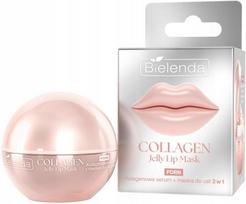 Bielenda Collagen Jelly Lip Serum-Lip Mask, 2In1 8G 8g balta