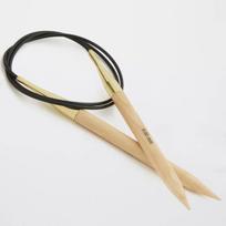 Knitpro Basix Beech apvalios virbalai su valu, 6,0 mm, 150 cm