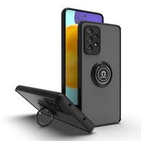 Žiedinis magnetinis laikiklis telefono dėklas, skirtas Samsung Galaxy A52 A51 A53 A70 A71 A72 A73 A81 A90 A91 A13 A23 A01 A02 A11 A12 A20 A21 Dangtelis Samsung A72 juoda