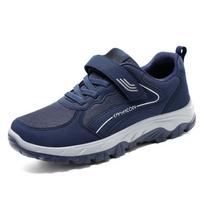 Sneakers for Women's Summer New Couple's Velcro Casual Comfortable Middle-aged and Elderly Walking Shoes 44 gray