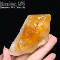 Brazilian Natural Citrine Raw Stone Ginger Yellow Rainbow Crystal Mineral Specimen Home Decor Ornament