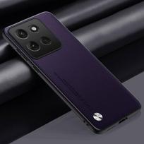 PU Odinis dėklas Moto Edge 40 50 60 S Stylus Neo Pro Fusion G84 G14 G24 G34 G85 G55 G35 G75 G45 G05 G15 G86 G56 Telefonui Motorola Edge 40 Neo tamsiai violetine spalva