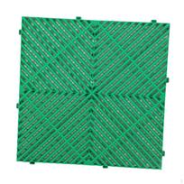 Floor Tile Interlocking Drainage Mat Modular Cushion Indoor Outdoor Shock Absorbing Nonslip PP žalia