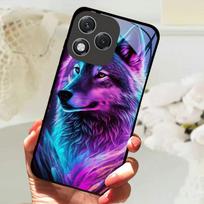 Tempered Glass Phone Case For Honor 400 Lite 400Lite 5G Funda Full Protection Back Cover Shell For Honor400 Lite ABR-NX1 Bumper Honor 400 Lite purple