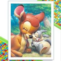 Deimantinė tapyba Disney Lilo ir Stitch Namų dekoras Pilnas kvadratinis ir apvalus deimantų mozaikos siuvinėjimas Kryželiu siuvinėjimas Round 30x40cm brown