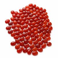 AAA+ Natural Red Onyx Oval Cabochon Calibrated Gemstones, Red Onyx Flat Back Loose Stones Wholesale, All Sizes Available 7x9mm raudona