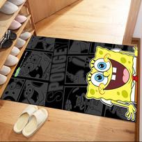 Spongebob ir draugų kvadratiniai kilimai yra puikus pasirinkimas svetainėms, miegamiesiems, namų dekoravimui ir kaip dovanos. 40cmx60cm