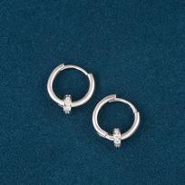 S925 Sterling Silver Unisex Ear Cuff - Wang Hedi Inspired, Simple & Versatile Design 925 Silver black