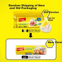 Glad Food Grade Storage Bags Large Size 280 Count Thickened Handheld Vest-Style Food Bags for Fresh Produce And Fruits Preservatio