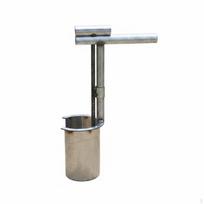 Bulb Planter Side Opening Transplanter MultiFunctional Manual Seedling Tool Efficient gray