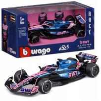Bburago 2025 Model F1 Alpine A525 Pierre Gasly Monaco GP Race Sports Car Miniature Diecast Car Finished Product 1/43 #10 / 18-38257 (#10) mėlyna