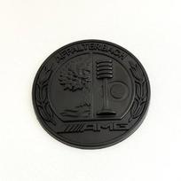 45mm 56mm 65mm 3D Metalinis Logotipas Obelis AMG Emblema Automobilio Galinė Šoninė C Stulpelio Ženklelis Mercedes Benz A C E GLA GLC GLE GLS Lipdukas AT1 45mm 1pcs matinė juoda spalva
