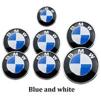 BMW M 7 vnt. automobilio variklio dangčio priekinis galinis bagažinės emblema ženklelis BMW originalus logotipas visiškai juodas E36 E46 E53 E90 E60 E93 E87 G01 G20 X3 X5 F30 F20 X6 BY0 45 82 82 56x4 black