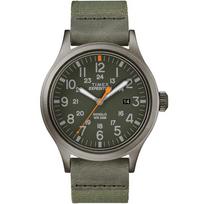 Timex Expedition Series Kvarcinis laikrodis 40 mm Žalias ciferblatas 50 m Atsparus vandeniui Šviečiantis Vyriški laikrodžiai TW4B14000-2 Brand-New Out of Warranty gray