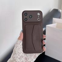 Retro Side Inserted Flip Card Holder Bag Leather Case For 18 17 16 15 14 13 Pro Max Wallet Pocket Slot Shockproof Cover iPhone 13 Pro ruda
