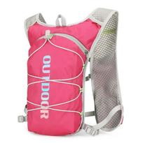 Breathable Running Hydration Vest Ultra-light Hydration Jogging Vest Hydration Pack  Outdoors rožinė raudona spalva